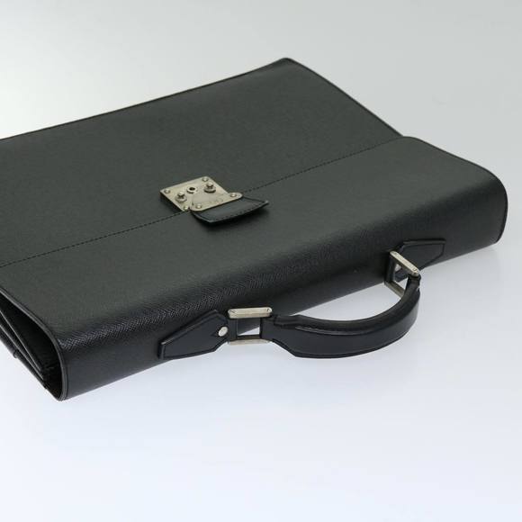 LOUIS VUITTON Taiga Serviette Moskova Business Bag Ardoise M30032 LV Auth 69688 - Picture 6 of 16